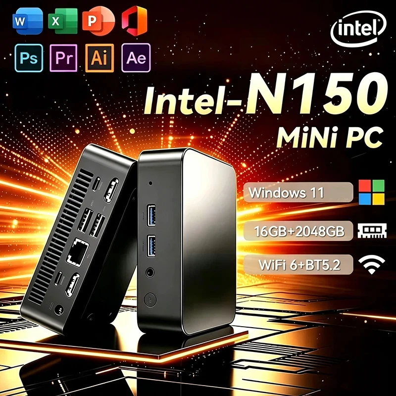 Pc Gaming Setup - NOWY Mini PC Windows 11 Intel