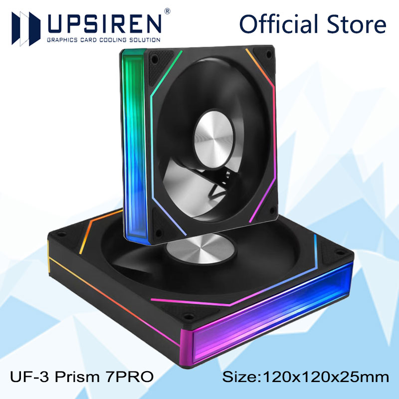 Pc Gaming Rgb - UPSIREN UF-3 Prism 7PRO Wentylator chłodzący