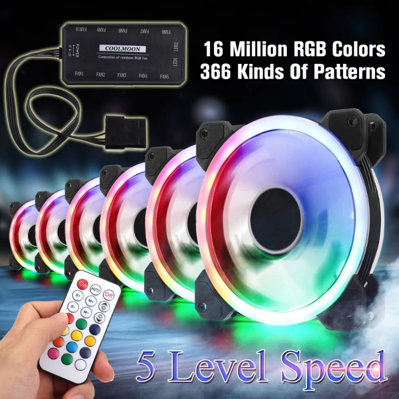 Wentylator PC 120mm RGB Cichy  – Pc Gaming Rgb recenzja i cena