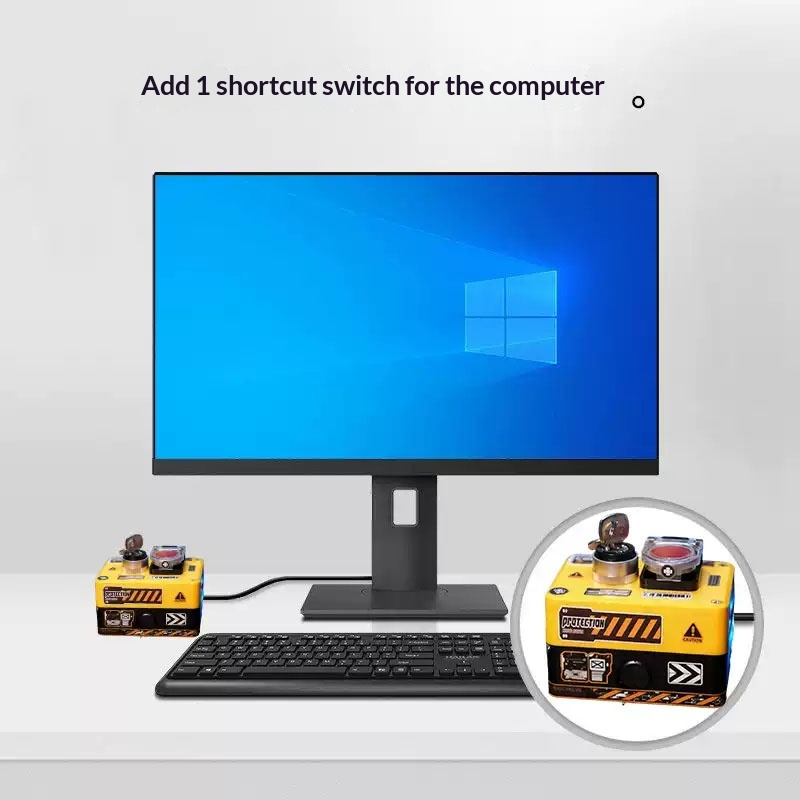 Zabawny przycisk zasilania PC  – Pc Gaming Setup recenzja i cena
