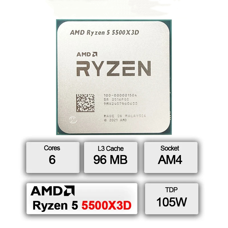 AMD Ryzen 5 5500X3D, procesor  – Pc Gaming Amd Ryzen 5 recenzja i cena