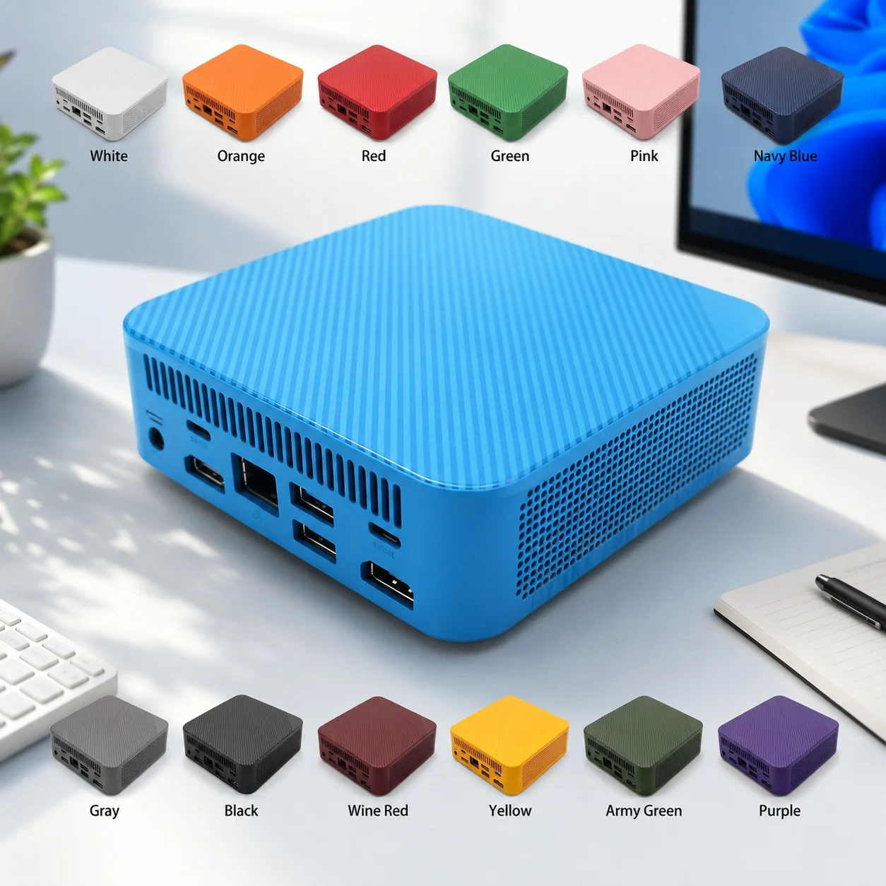 Wysokowydajny kolorowy mini PC – Pc Gaming Setup recenzja i cena