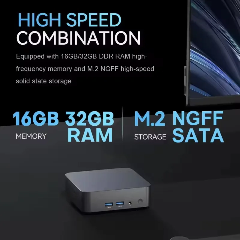 NOWY Mini PC Windows 11 Intel  – Pc Gaming Setup recenzja i cena