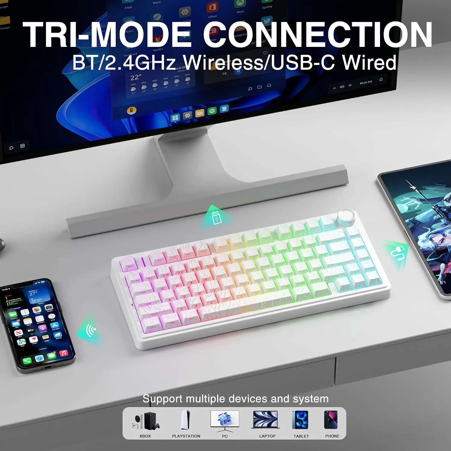 AULA F75 HE – klawiatura mecha – Pc Gaming Rgb recenzja i cena