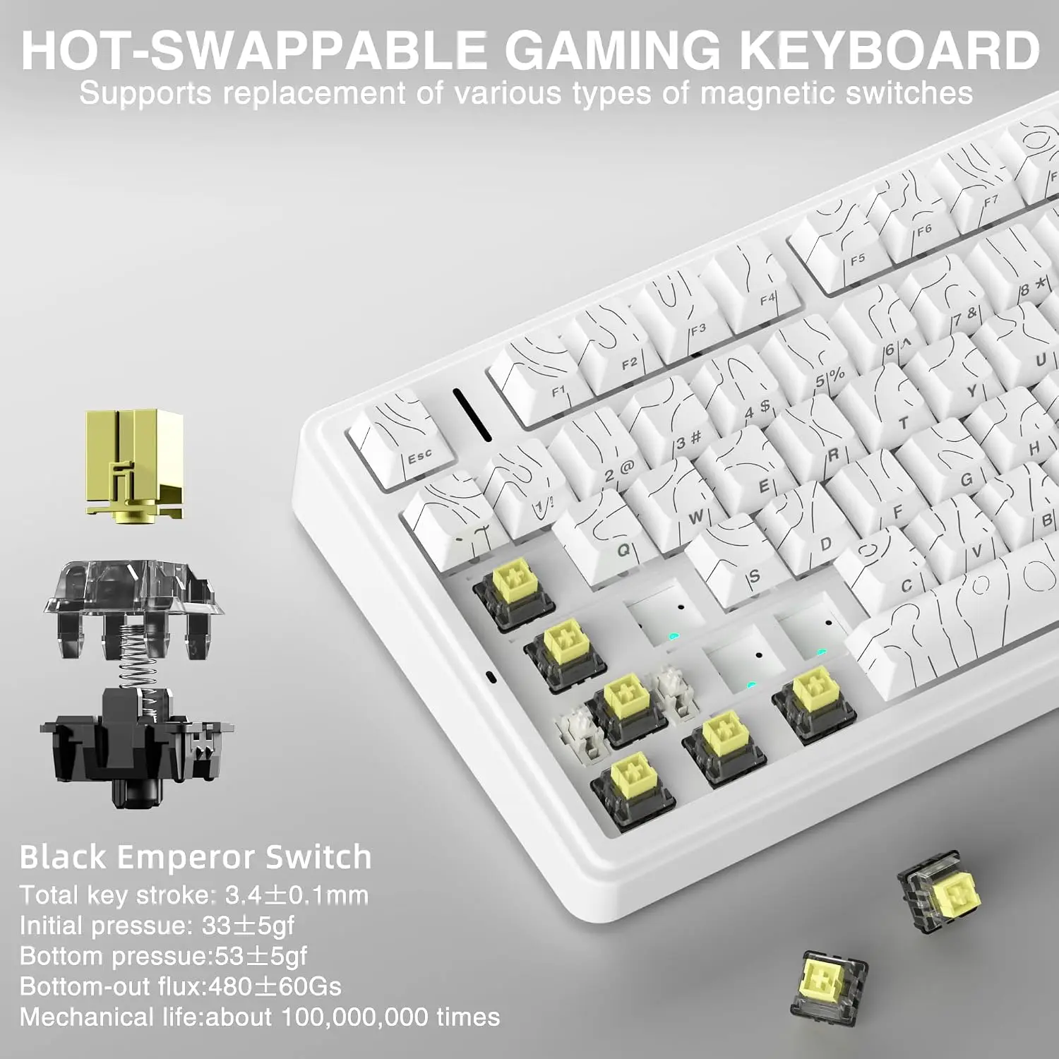 AULA F75 HE – klawiatura mecha – Pc Gaming Rgb recenzja i cena